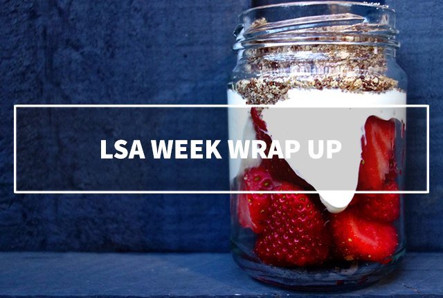 LSA WEEK yoghurt and LSA with berries