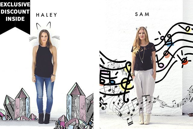 Sam Glasswell and Haley Guildford She Lives Cruelty Free Discount Code