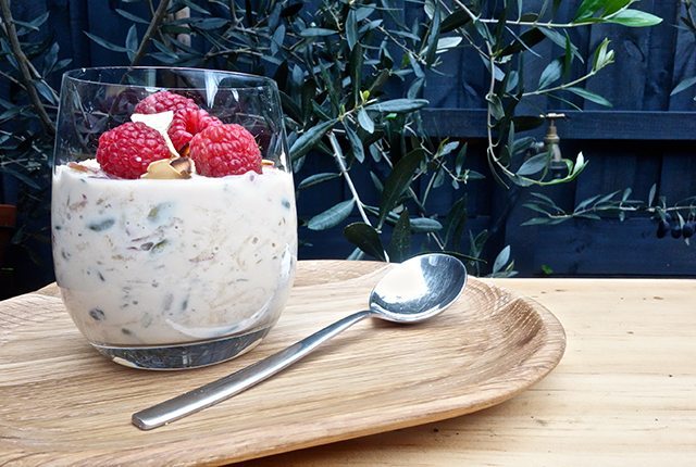 healthy overnight oats seeds bircher muesli